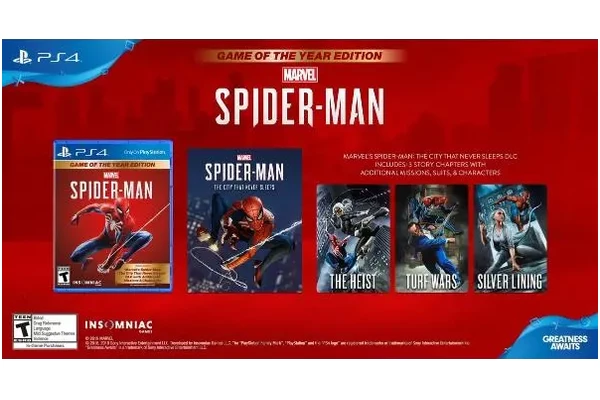 Marvels Spider Man Edycja Edycja Gry Roku PlayStation 4