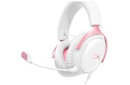 Słuchawki HYPERX Cloud 3 Nauszne Przewodowe biało-różowy