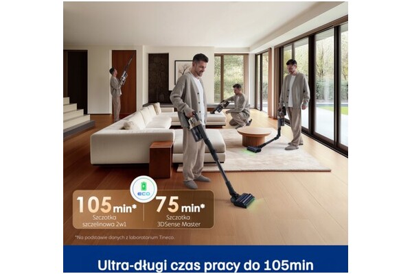Odkurzacz Tineco Pure One pionowy z pojemnikiem czarny