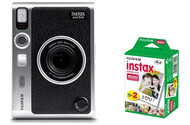 Aparat natychmiastowy Fujifilm Instax Mini Evo czarny + wkłady 20