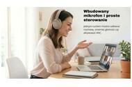 Słuchawki XMUSIC XWH300C Nauszne Bezprzewodowe kremowy