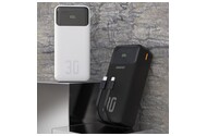 Powerbank Dudao K15 Max 30000mAh 22.5W czarno-szary