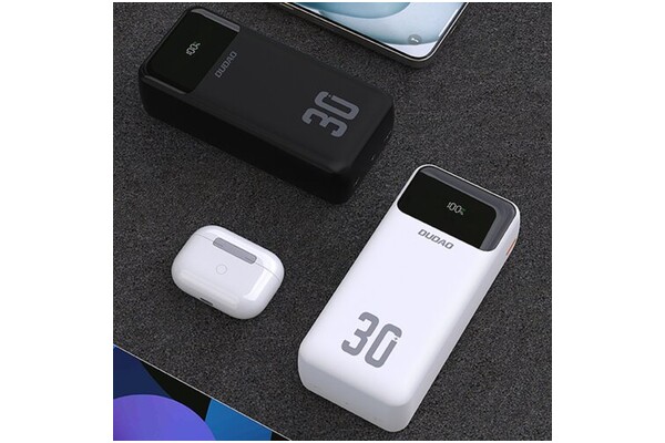Powerbank Dudao K15 Max 30000mAh 22.5W czarno-szary