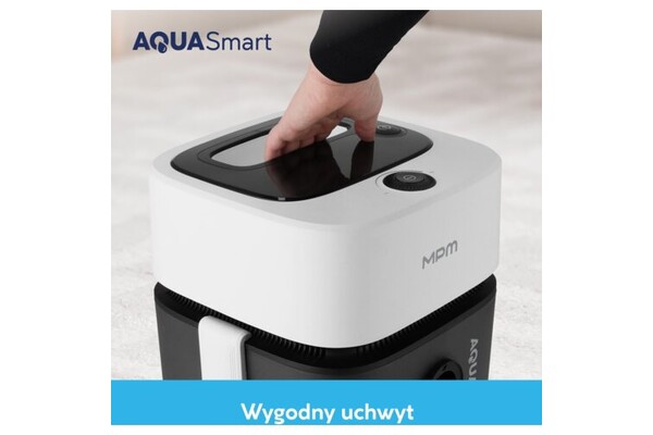 Odkurzacz MPM MOD81 tradycyjny z pojemnikiem 1000W biało-czarny