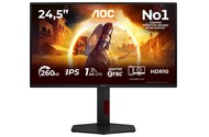 Monitor 24.5" AOC 25G4ZR czarno-czerwony