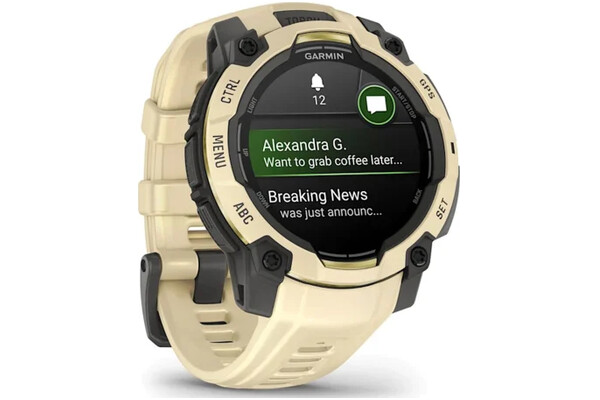 Smartwatch Garmin Instinct 3 45.0mm żółty