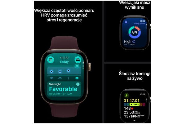 Smartwatch Apple Watch Series 12 Aluminium Case 42.0mm granatowy