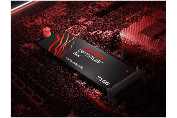 Dysk wewnętrzny SanDisk SDSP71500GAN SSD M.2 NVMe 500GB