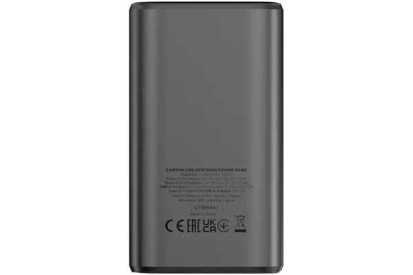 Powerbank Canyon OnPower 130 10000mAh