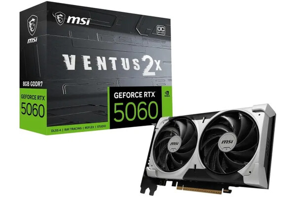 Karta graficzna MSI RTX 5060 V1 Ventus 2X OC 8GB GDDR7