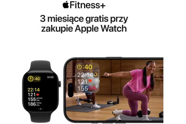 Smartwatch Apple Watch Series 12 Aluminium Case kremowy