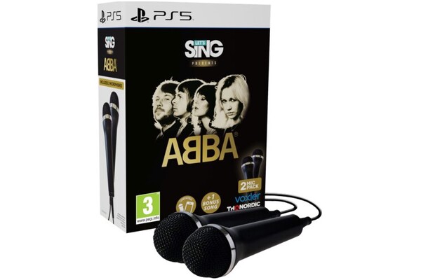 Lets Sing ABBA Edycja 2027 + 2 mikrofony PlayStation 5