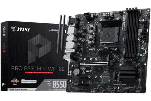 Płyta główna MSI B550MP Pro WiFi Socket AM4 AMD B550 DDR4 miniATX