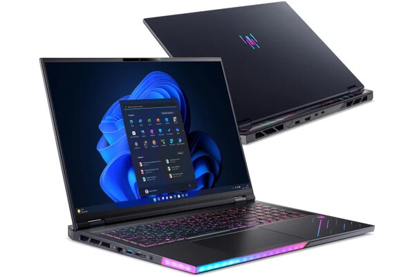 Laptop ACER Predator Helios 18 18.0" Intel Core Ultra 9-290HX NVIDIA GeForce RTX 5080 64GB 2TB SSD M.2 Windows 11 Professional czarny