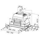 Okap kuchenny Wkład Franke FBI705PLUS 70.0cm Stalowy