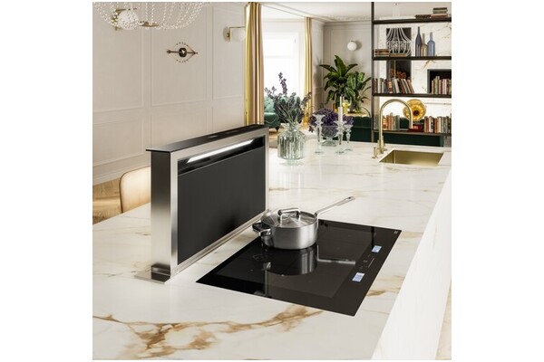 Okap kuchenny Blatowy Franke Downdraft FDW908XS 88.0cm czarny