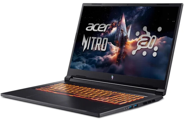 Laptop ACER Nitro V 17 17.3" AMD Ryzen 5 240 Nvidia GeForce RTX 5060 32GB 1TB SSD M.2 Windows 11 Home czarny