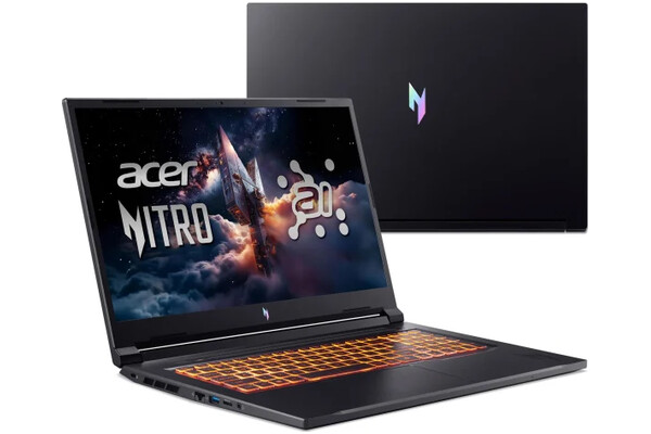 Laptop ACER Nitro V 17 17.3" AMD Ryzen 5 240 Nvidia GeForce RTX 5060 32GB 1TB SSD M.2 Windows 11 Home czarny