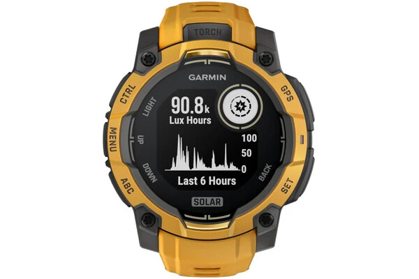 Smartwatch Garmin Instinct 3 Solar 45.0mm pomarańczowy