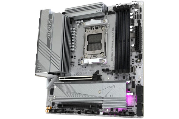 Płyta główna GIGABYTE B650M Aorus Elite AX Ice Socket AM5 AMD B650 DDR5 miniATX