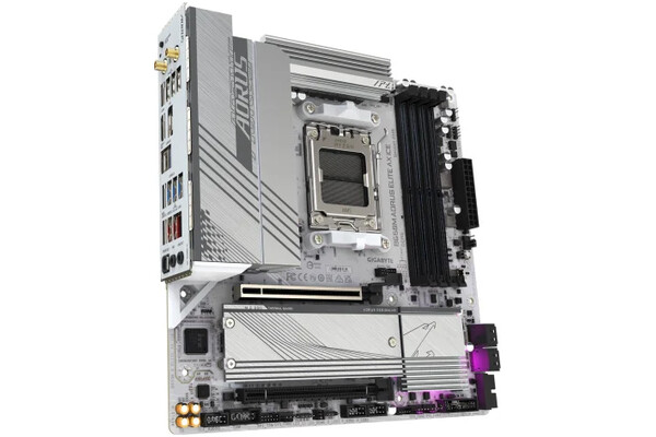 Płyta główna GIGABYTE B650M Aorus Elite AX Ice Socket AM5 AMD B650 DDR5 miniATX