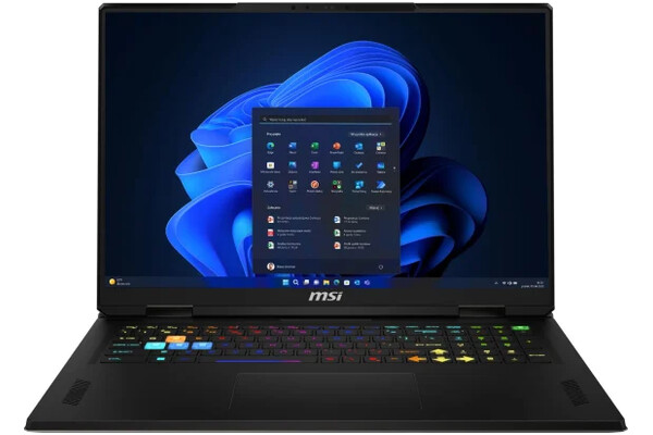Laptop MSI Raider 18 18.0" Intel Core Ultra 9-275HX NVIDIA GeForce RTX 5070 Ti 32GB 1TB SSD M.2 Windows 11 Home czarny