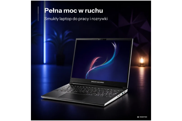 Laptop Dream Machines 14.0" AMD Ryzen AI 7 350 AMD Radeon 860M 16GB 1TB SSD M.2 biały