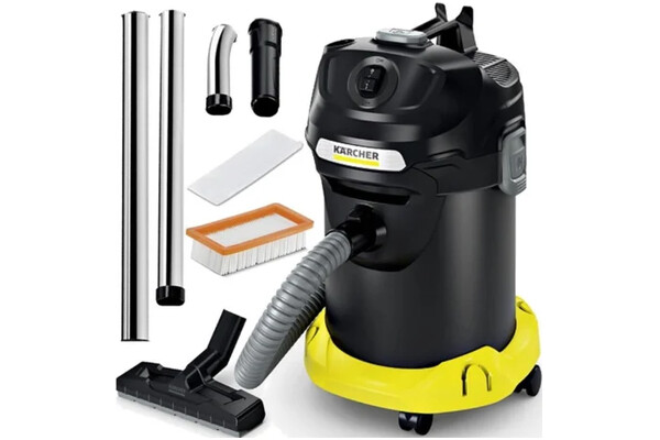 Odkurzacz Karcher AD4 Premium tradycyjny bezworkowy żółto-czarny