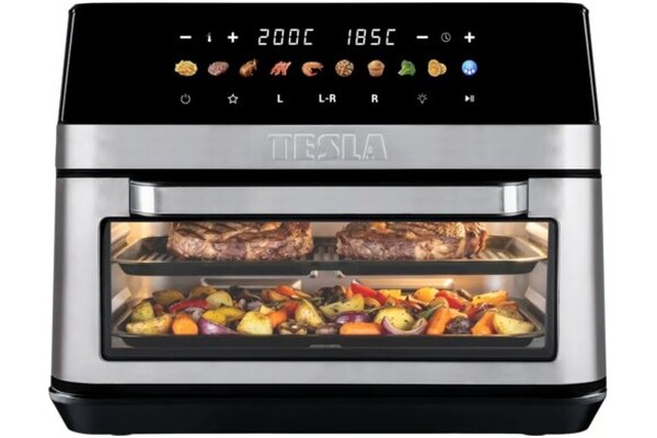 Frytkownica beztłuszczowa Air Fryer TESLA Q787 AirCook DualZone 2200W