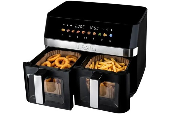 Frytkownica beztłuszczowa Air Fryer TESLA Q787 AirCook DualZone 2200W