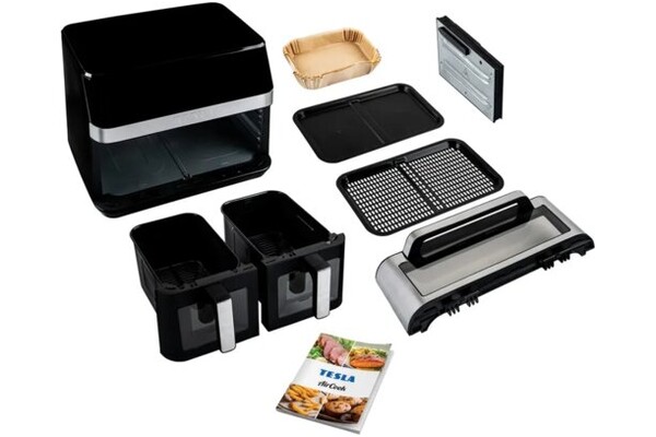 Frytkownica beztłuszczowa Air Fryer TESLA Q787 AirCook DualZone 2200W