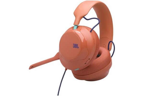 Słuchawki JBL Quantum 120 Nauszne Przewodowe pomarańczowy