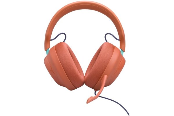 Słuchawki JBL Quantum 120 Nauszne Przewodowe pomarańczowy