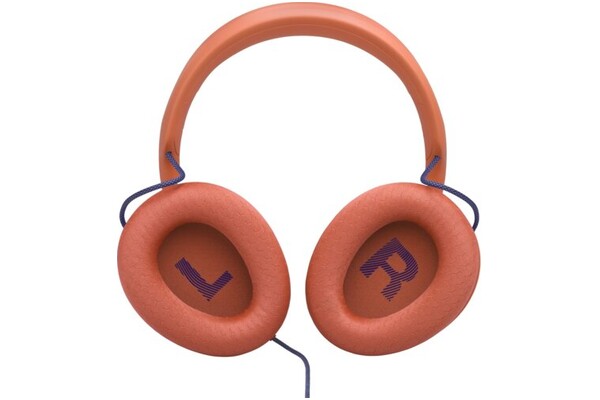 Słuchawki JBL Quantum 120 Nauszne Przewodowe pomarańczowy