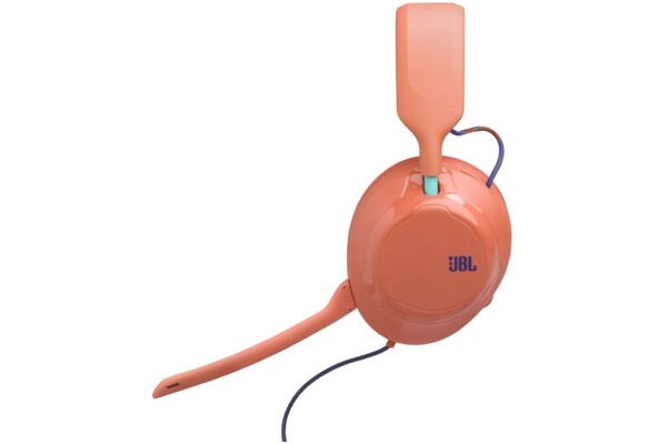 Słuchawki JBL Quantum 120 Nauszne Przewodowe pomarańczowy