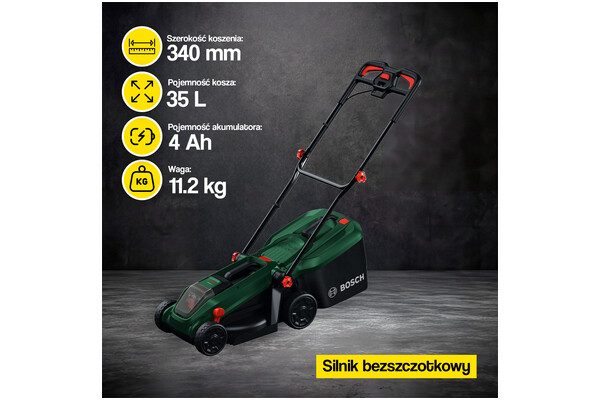 Kosiarka akumulatorowa Bosch Rotak 18V
