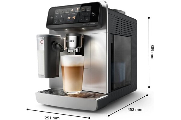 Ekspres Philips LatteGo EP6551/30 automatyczny biało-srebrny