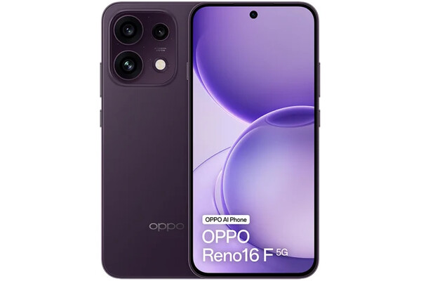 Smartfon OPPO Reno16F 5G fioletowy 6.57" 8.0GB/256.0GB