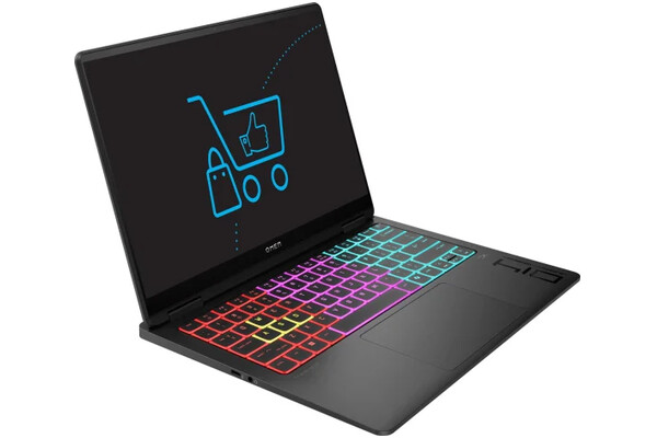 Laptop HP Omen Transcend 14 14.0" Intel Core Ultra 9-285H NVIDIA GeForce RTX 5070 64GB 1TB SSD M.2 Windows 11 Home czarny