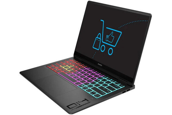 Laptop HP Omen Transcend 14 14.0" Intel Core Ultra 9-285H NVIDIA GeForce RTX 5070 64GB 1TB SSD M.2 Windows 11 Home czarny
