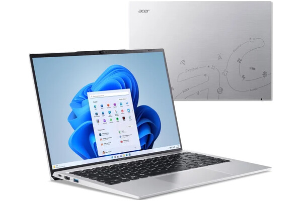 Laptop ACER Swift Lite 14 14.0" Intel Core i5-1334U INTEL UHD 24GB 1TB SSD M.2 Windows 11 Home srebrny