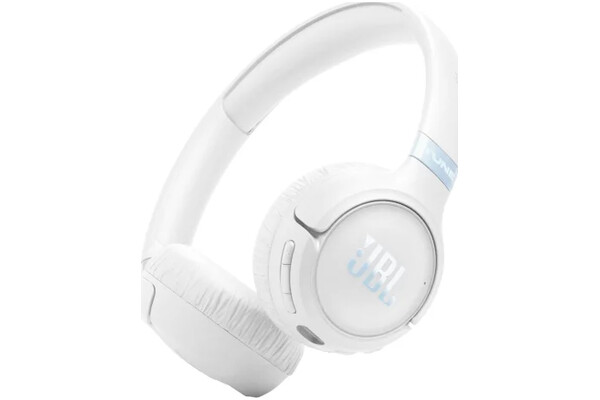 Słuchawki JBL T680 Nauszne Przewodowe biały
