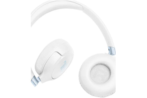 Słuchawki JBL T680 Nauszne Przewodowe biały