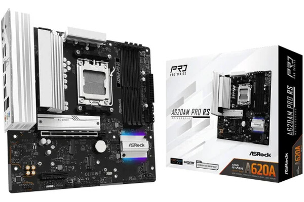 Płyta główna ASrock A620A Pro RS Socket AM5 AMD A620A DDR5 miniATX