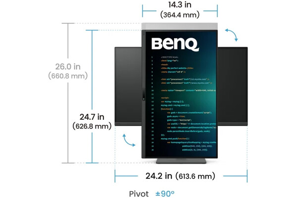 Monitor 27.0" BenQ RD270Q czarny