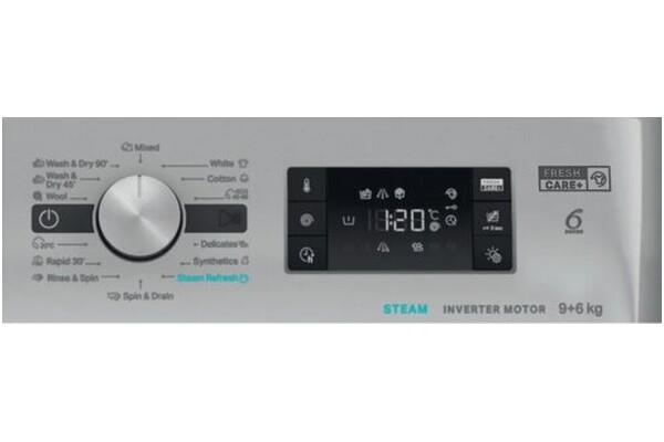 Pralko-suszarka Whirlpool FFWDB964489SBSVEE 9.0kg 1400obr./min