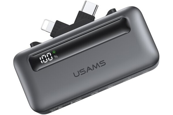 Powerbank USAMS 5KCD23302 5000mAh 20.0W srebrny