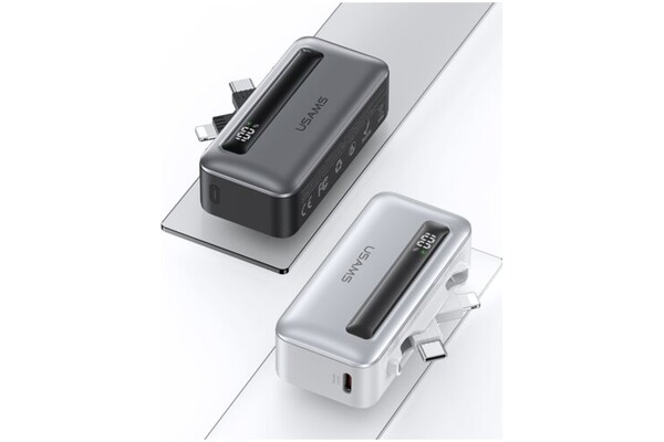 Powerbank USAMS 5KCD23302 5000mAh 20.0W srebrny
