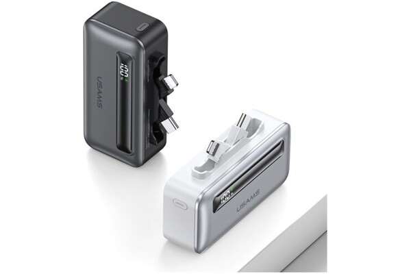Powerbank USAMS 5KCD23302 5000mAh 20.0W srebrny