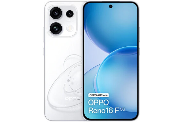 Smartfon OPPO Reno16F 5G biały 6.57" 8.0GB/256.0GB
